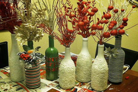 آموزش ساخت گلدان های زیبا با وسایل دور ریختنی
