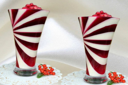 طرز تهیه 3 مدل دسر پاناکوتای انار مخصوص شب یلدا