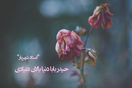متن شعر حیدر بابا دنیا یالان دنیادی از شهریار همراه با ترجمه فارسی