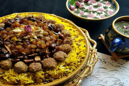 طرز تهیه رشته پلو با گوشت غذای محبوب و خوشمزه
