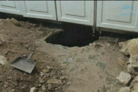 سرقت از منزل همسایه با حفر تونل!