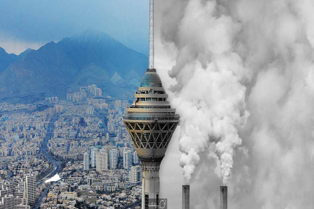 ادامه آلودگی هوا در پنج کلانشهر