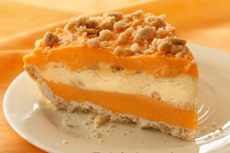 بستنی پرتقالی ژله ای