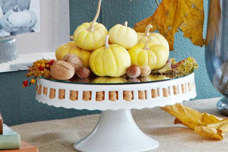 تزئینات ساده برای دکوراسیون پاییزی خانه