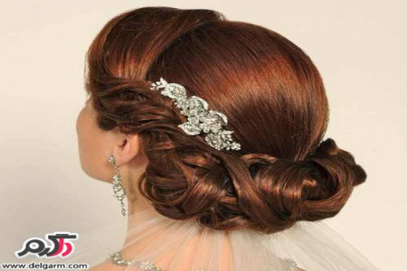 جدیدترین مدلهای آرایش موی عروس 2015