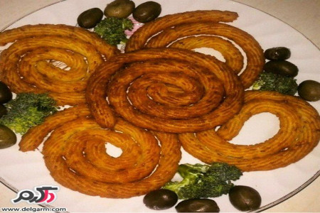 روش تهیه سیب زمینی بامیه ای
