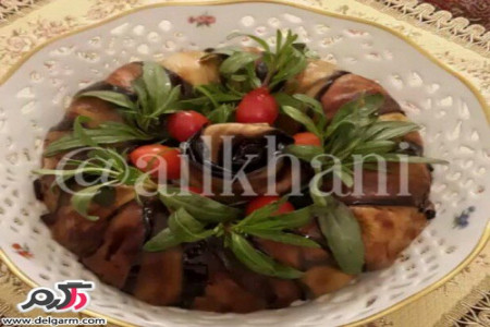 رسپی بادمجان قالبی