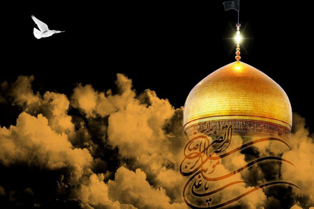 جدیدترین و با کیفیت ترین عکس نوشته حرم امام رضا برای پروفایل