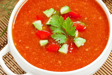 گازپاچو _ طرز تهیه گازپاچو، آب دوغ خیار اسپانیایی!
