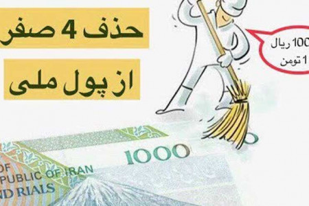 حذف چهار صفر از پول ملی در دولت به جریان افتاد