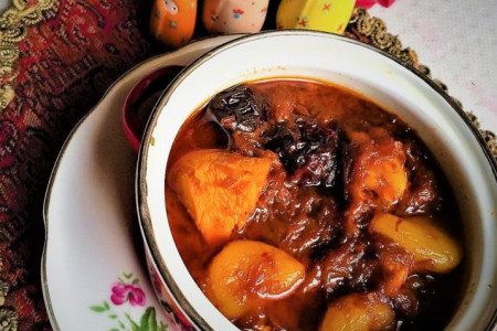 خورش آلو مسما مخصوص با طعمی فوق العاده خوشمزه