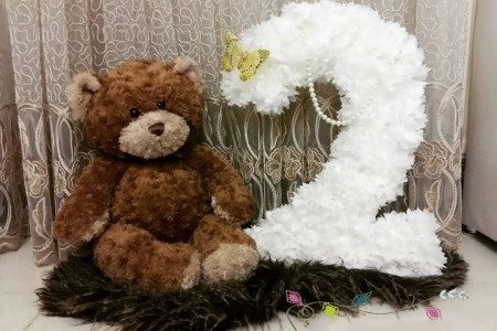 ساخت استند مقوایی سن و تزیین آن با گل