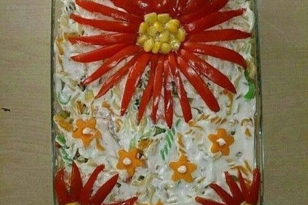 تزیین سالاد الویه مجلسی با طعم و مزه خوب خانگی + عکس