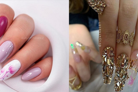 طراحی ناخن مجلسی ۲۰۲۰ جدید لاکچری و ساده با شیکترین مدل های روز