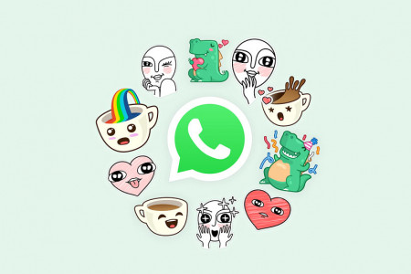 چگونه از استیکرها در واتساپ، دانلود و استفاده کنم ؟