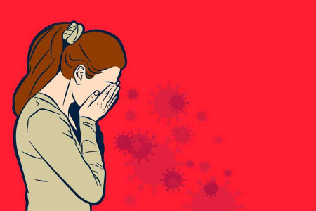 از افراد مبتلا به کرونا ۸ متر فاصله بگیرید