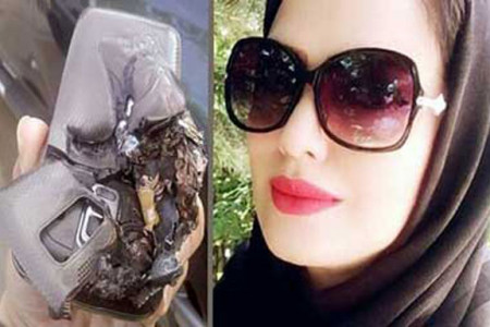 مرگ تلخ خانم معلم اهوازی بر اثر انفجار تلفن همراهش !