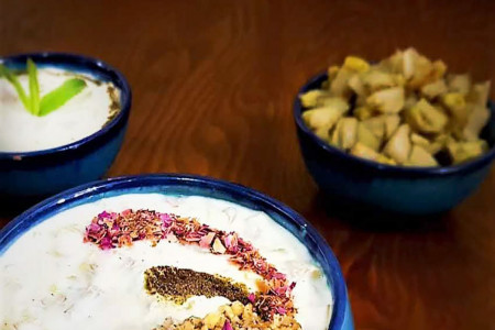 طرز تهیه بورانی کنگر یا ماست و کنگر به روشی ساده