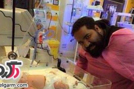 آقای مشکی پوش رضاصادقی پدر شد