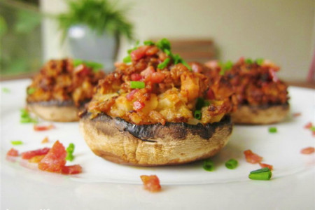 طرز تهیه قارچ شکم پر با تصویر