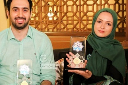 عکسهای کمیاب و دیدنی گلاره عباسی و مهدی یراحی در برنامه صبح خلیج فارس
