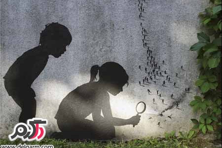 نقاشی های جالب روی شیشه