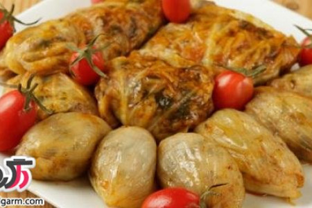 طرز تهیه دلمه کلم شیرین برای افطار ماه رمضان امسال + تصویر