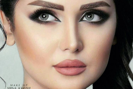 گریم حرفه ای و آرایش صورت عروس مدل 96 سال 2017