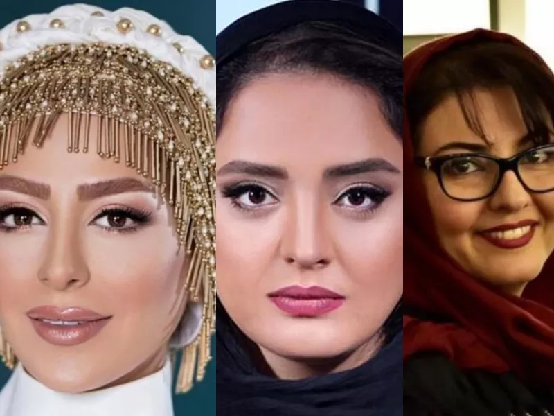 ژست عجیب زیباترین بازیگران زن ایرانی در کثیف ترین توالت عمومی !
