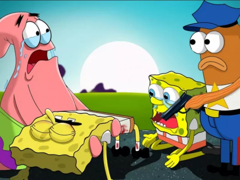 تنها صحنه باب اسفنجی که منطقی بود همین صحنه بود!!!