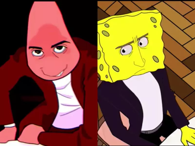 نسخه جدید باب اسفنجی با کت و شلوار و این قیافه دوست دارین ؟!