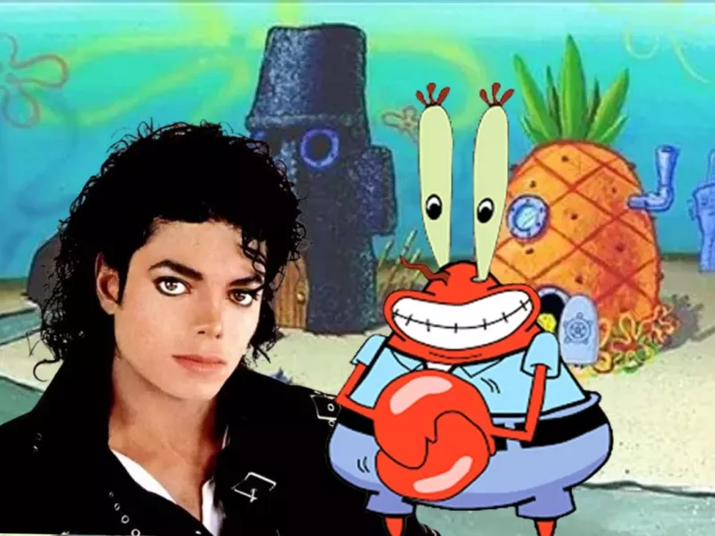 مایکل جکسون با صدای آقای خرچنگ و دوست دارین یا آقای خرچنگ با صدای مایکل جکسون ؟!