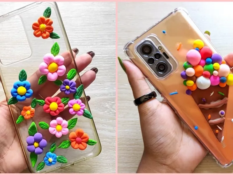 ایده خلاقانه تزیین قاب گوشی / گوشی خودتون رو سفارشی جذاب کنید !