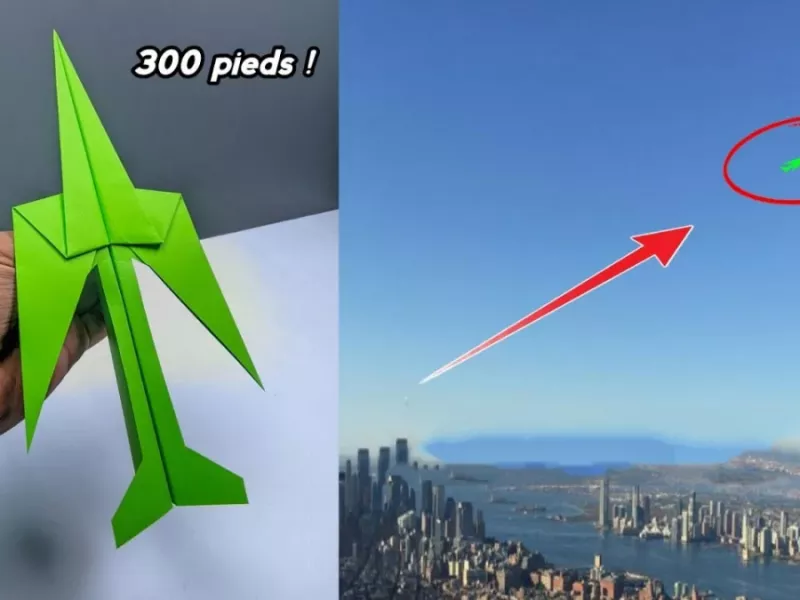 چگونه یک هواپیمای کاغذی ساده بسازیم که سریع باشد و برای مدت طولانی پرواز کند