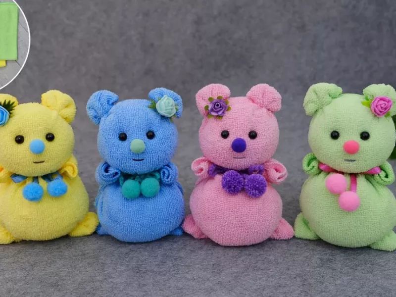 طرز ساخت خرس های ناز در چند دقیقه بدون چسب، بدون برش