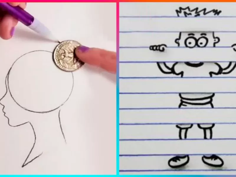 ایده نقاشی حرفه ای با وسایل دور ریز و غیر قابل استفاده برای افراد مبتدی