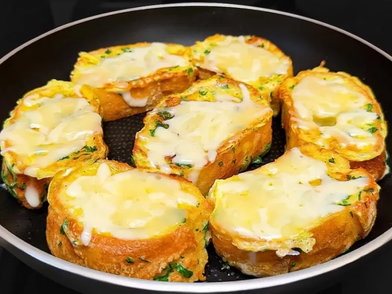 طرز تهیه صبحانه مدرن با تخم مرغ و نان فقط در 5 دقیقه