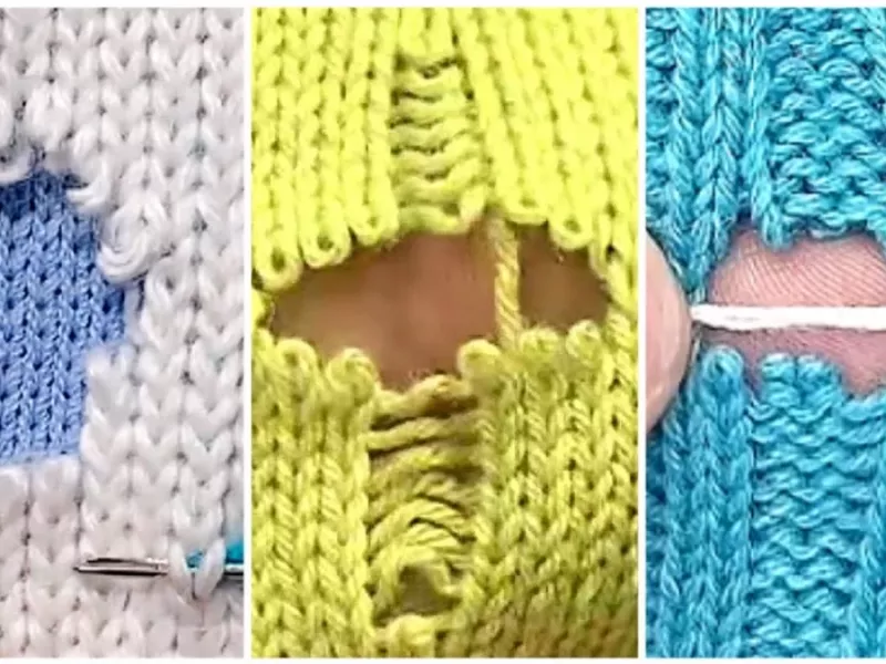 3 روش عالی برای تعمیر سوراخ های ژاکت بافتنی در خانه