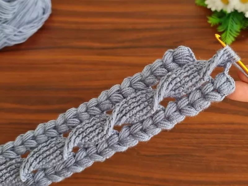 آموزش قلاب بافی تونسی مناسب تمام بافت های ایرانی