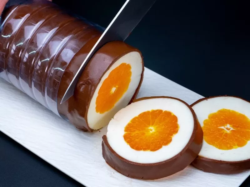 طرز تهیه دسر شکلاتی با نارنگی بدون نیاز به پخت / تا فصلشه درست کن