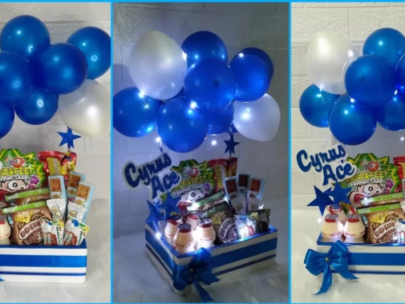 آموزش بادکنک آرایی و تم تولد پسرانه با گیف های شیک و ساده