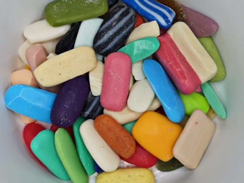 استفاده مجدد از صابون های خورد و تمام شده / آموزش جذاب با خورده صابون های حمام و دستشویی