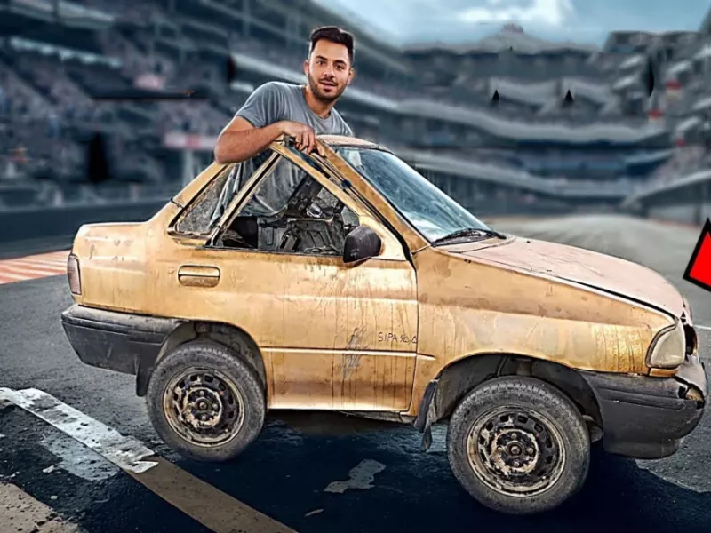 نحوه ساخت مینی پراید دو در فقط با 5 میلیون