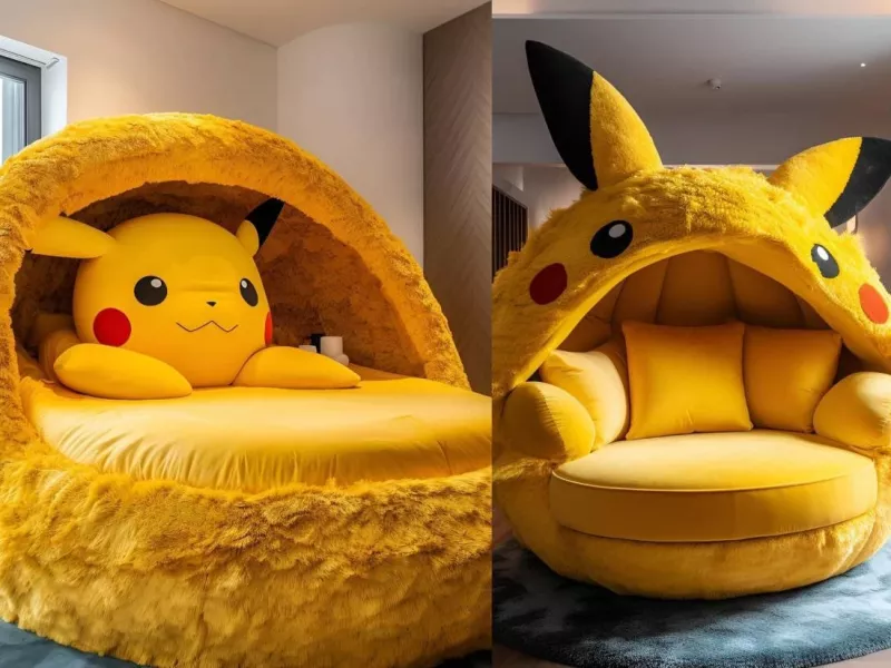 این مبل های پوکمون خیلی جذاب و خواستنی اند !