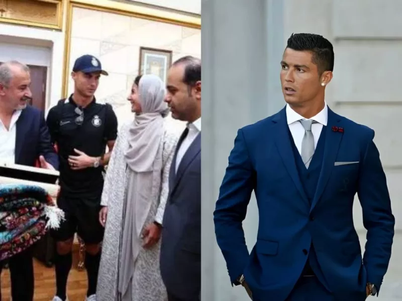 اولین دختر ایرانی که توانست رونالدو را از نزدیک ببیند !