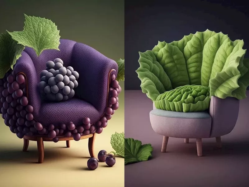 مبلمان مورد علاقه ی گیاهخواران طراحی شد !