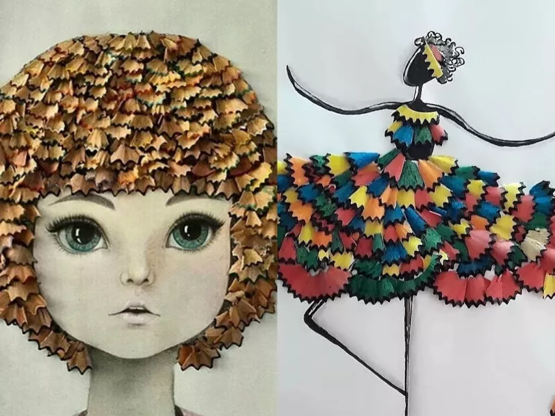 تراشه های مدادتو دور نریز / ببین میشه باهاش چیکارا که نکرد!!