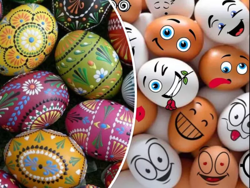 ایده های جدید و جذاب نقاشی روی تخم مرغ سفالی برای نوروز 1403