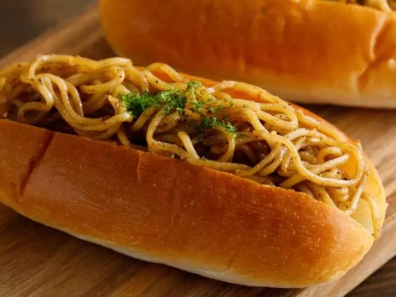 طرز تهیه ساندویچ ماکارونی برای مدرسه