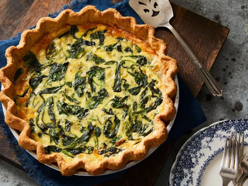 تارت اسفناج، دستور ساده جهت تهیه این پیش غذای خوشمزه